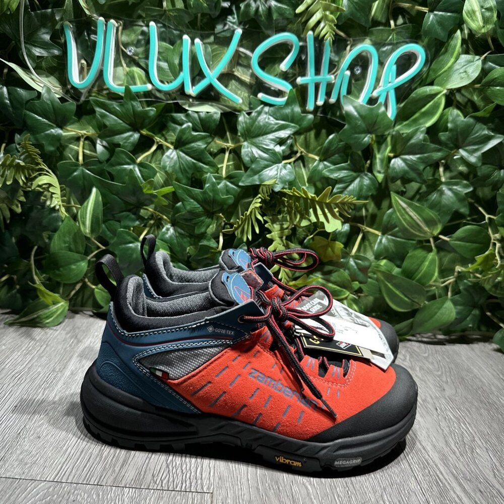 Zamberlan 335 Circe GTX Low Womens Hiking Blue Red  Boots  Size 7